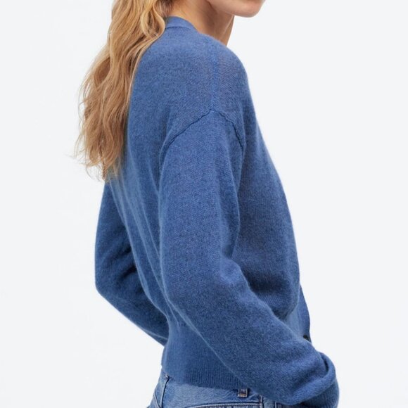 Madewell Blue Women's Cardigan Sweater - Picture 2 of 12